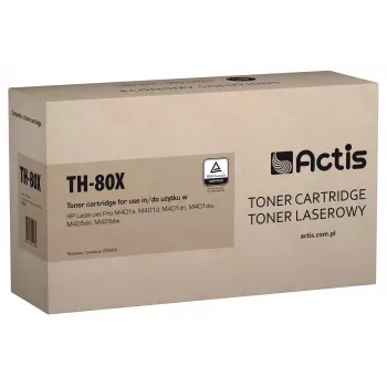 Kasetė su toneriu ACTIS TH-80X, pakeičianti HP 80X CF280X, standartinė, 6900 puslapių, juoda