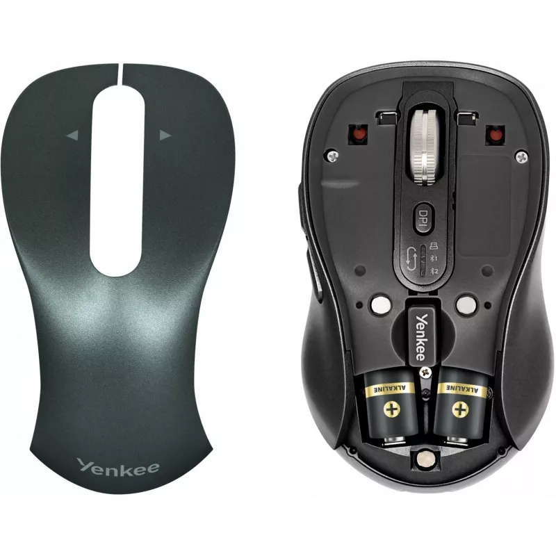Belaidė pelė YENKEE YMS 2010BK GYRO Dual, Bluetooth + USB 2.4 GHz
