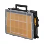 Dėžutė smulkioms detalėms Stanley Sortmaster daugiapakopis organizatorius juodas permatomas 400x420x315 mm
