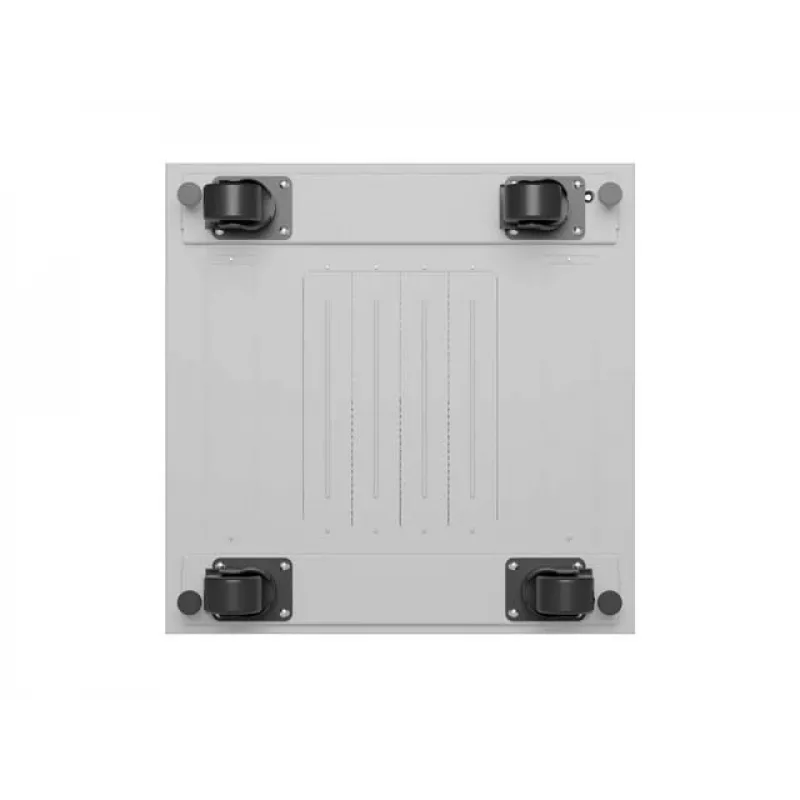 19 colių 42U LANBERG stovimas serverio stovas 600×600 mm pilkas su stiklinėmis durelėmis ir LCD (Flat Pack)
