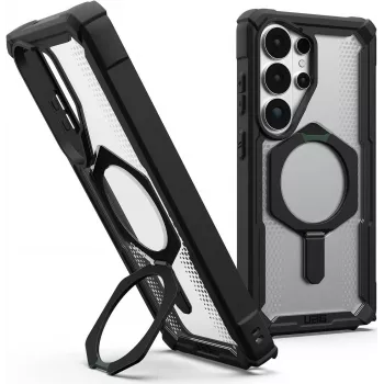 UAG Urban Armor Gear Plasma XTE Dėklas su Atraminiu Stoveliu ir Magnetiniu Moduliu | Samsung Galaxy S26 Ultra | Juodas/permatomas | 21452211404G
