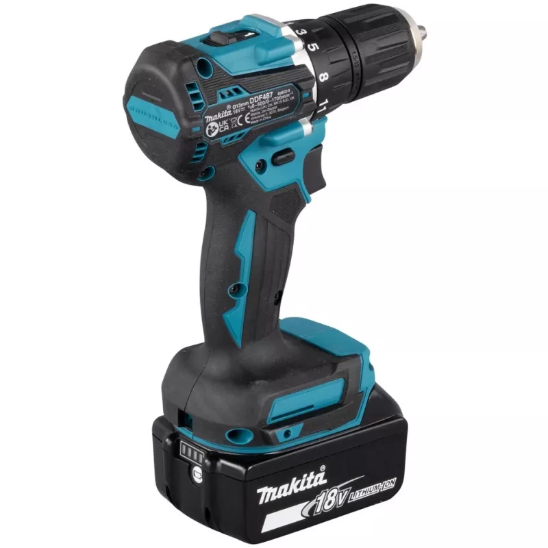 Gręžtuvas Makita DDF487Z 1700 aps./min. 940 g Turkio spalvos