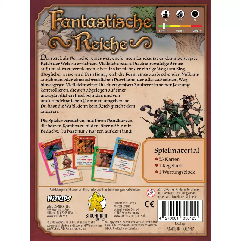 Fantastische Reiche, Kortų žaidimas