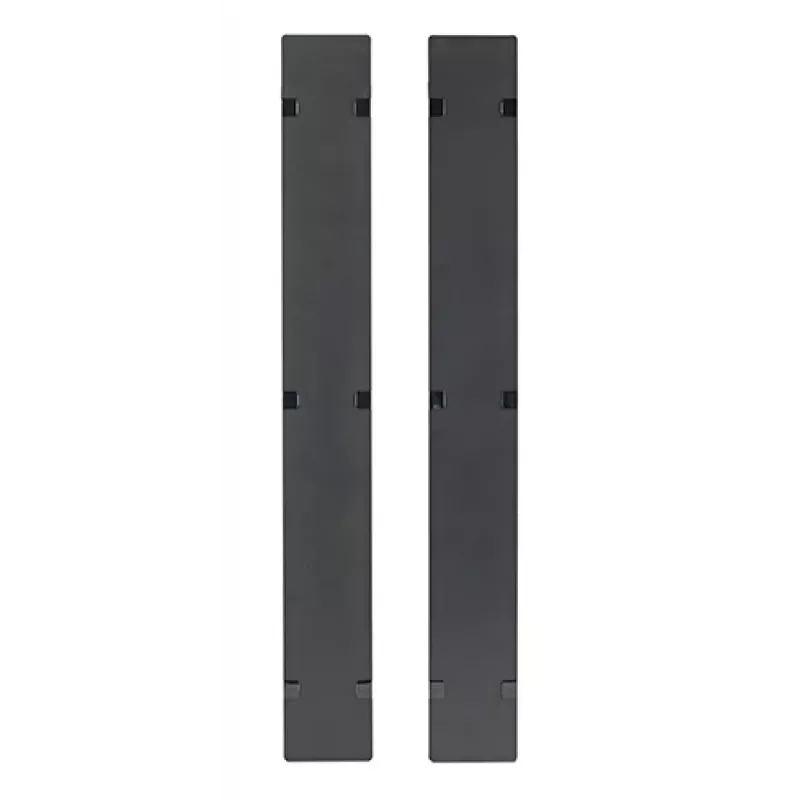 APC NetShelter kabelių valdymo vertikalus stovas su atverčiamais dangteliais, NetShelter SX 750 mm W 48U, 2 vnt., 109 x 2184 x 13 mm