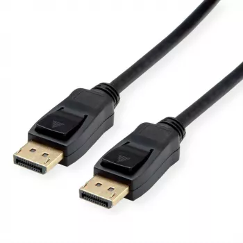 Value DisplayPort jungiamasis laidas, DisplayPort kištukas – DisplayPort kištukas, 1,50 m, juoda, 11.99.5798, ekranuotas