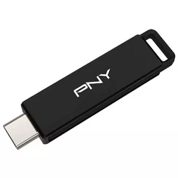 PNY Elite-X USB atmintukas 64 GB USB Type-C 3.2 Gen 1 (3.1 Gen 1) juodas (P-FDI64GELTXC-GE)