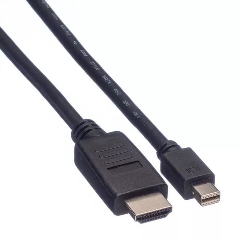 Mini DisplayPort laidas VALUE Mini DP-HDTV M/M 3 m