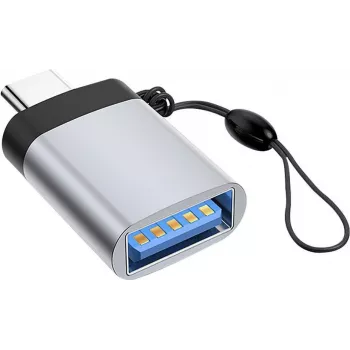 Microconnect USB3.0ACFB-KEY lyties keitiklis USB C į USB A, juoda, sidabrinė