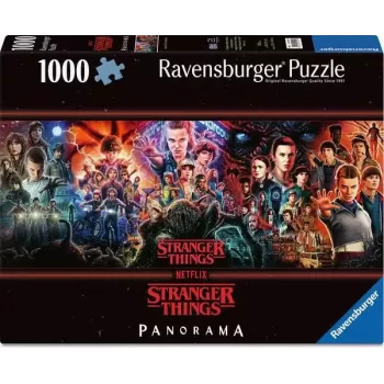 Dėlionė Panorama - Stranger Things: Wir sehen uns to der anderen Seite (1000 dalių)