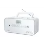Nešiojama stereo sistema Muse M-28RDW – CD/MP3 grotuvas, FM/MW imtuvas, 3W RMS, balta, 1,4 kg