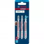 Pjūklelio geležtė Bosch Laminate Clean 3 vnt. karbidas 1,5 cm