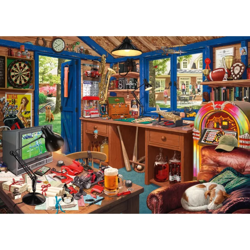Steve Read: Secret Puzzle - Vaters dirbtuvės (1000 dalių)