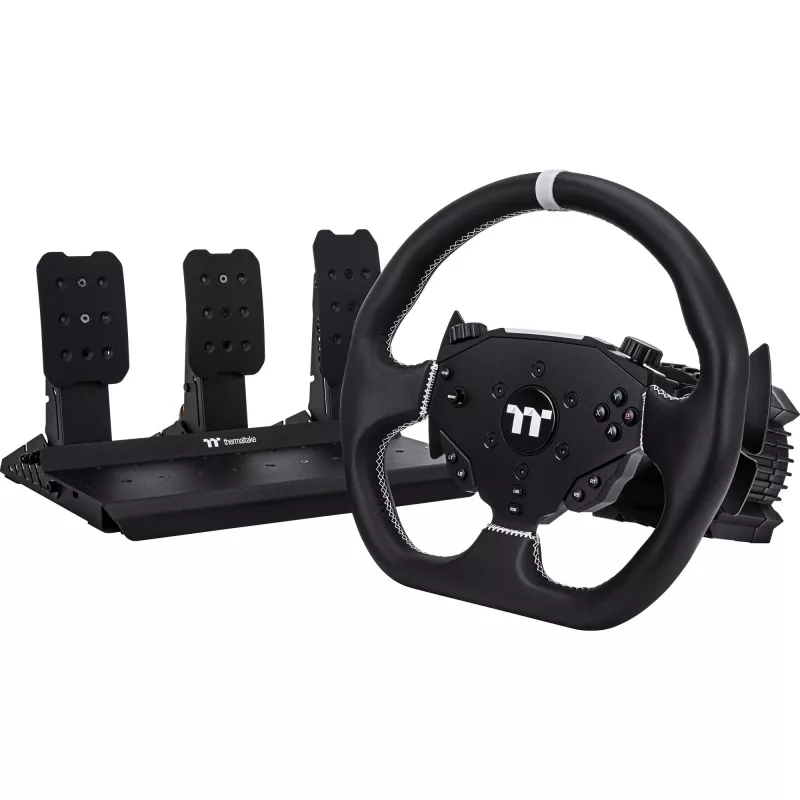 G6 Direct Drive Racing Wheel mit Pedale Bundle, Simulatoren-Set schwarz