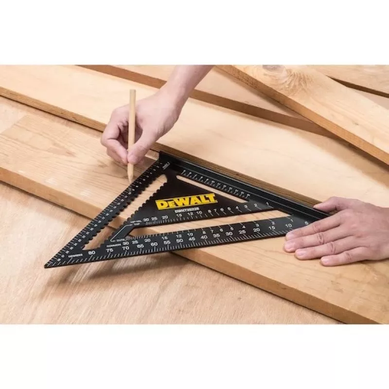 Liniuotė DeWALT DWHT25228-0 300 mm aliumininė juoda geltona