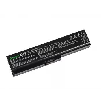Baterija Green Cell TS03V2, skirta Toshiba Satellite A660, C650, C660, C660D, L650, L650D, L655, L670, L670D, L675, 4400 mAh, juoda