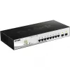 D-Link DGS-1210-10P valdomas L2 gigabito Ethernet (10/100/1000) Power over Ethernet (PoE) 1U juodas