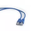 Pataisos laidas CAT5E mėlynas, 2 m, liejiniai kištukai su įtempimo reljefu, 50u