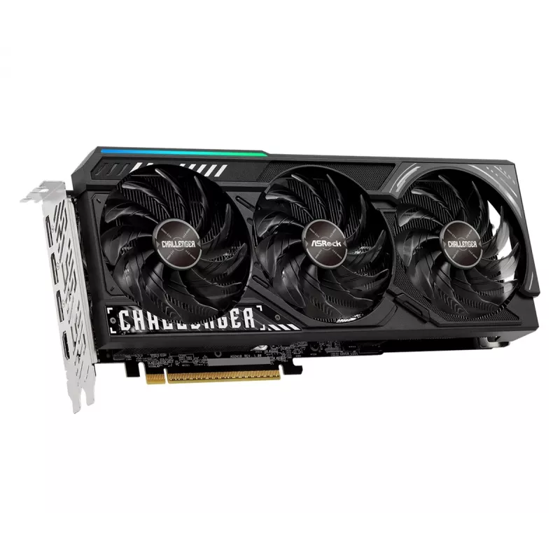 Vaizdo plokštė ASRock Challenger Radeon RX 9070 XT — 16 GB GDDR6, 256 bit, PCIe 5.0, 3 ventiliatorių aktyvus aušinimas