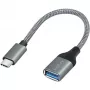 LogiLink USB 3.2 Gen1 Type-C adapteris C/M į USB-A/F OTG aliuminis 0,15 m