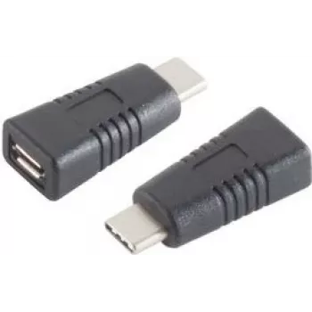 Adapteris (Gender Changer) ShiverPeaks BS13-20014 USB 3.1 Type-C – Micro-USB 2.0 Type-B, juodas