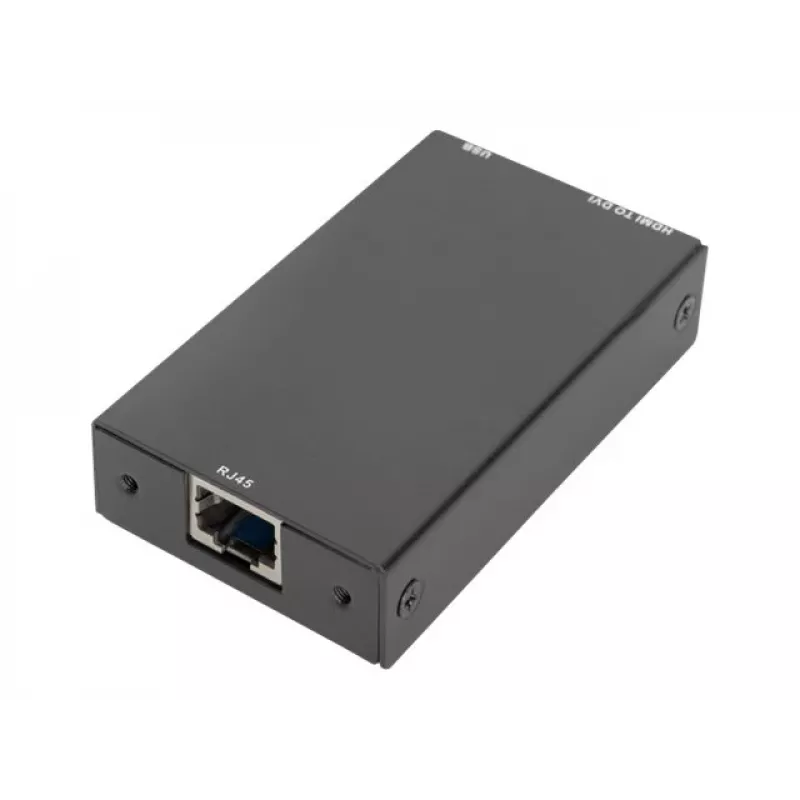 Digitus DS-51202 DVI jungtis moduliniams KVM pultams, RJ45–DVI, USB, iki 60 m, Full HD