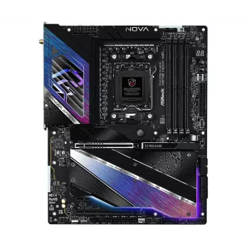 Motininė plokštė ASRock X870 NOVA WIFI — AMD X870, Socket AM5, ATX, 4× DIMM DDR5, 256GB, Wi‑Fi 6E, 2.5GbE