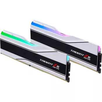 G.Skill Trident Z5 Neo RGB 32 GB (2x 16 GB) DDR5-6000 CL26 atminties rinkinys, baltas, AMD EXPO