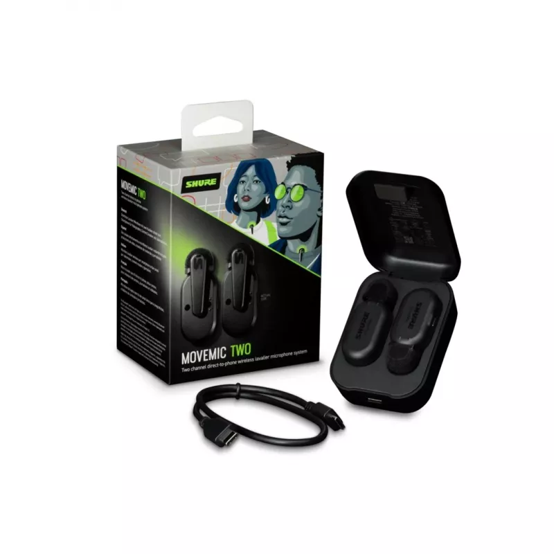 Mikrofonų rinkinys Shure MV-TWO-Z6 juodas