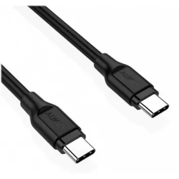 USB-C kabelis Aukey CB-CC1P 1 m, 60W PD, USB-C į USB-C