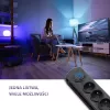 Apsauginis filtras Qoltec 50172 Juodas 6 AC lizdai 230V 5m