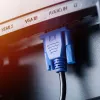 Akyga AK-AV-01 VGA kabelis D-Sub 15 kontaktų kištukas–kištukas, 1,8 m, juodas, su feritiniu filtru