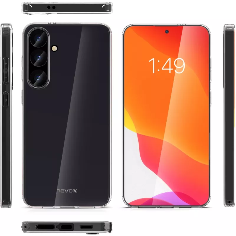 StyleShell Flex, Telefono dėklas permatomas, Samsung Galaxy S24 Plus