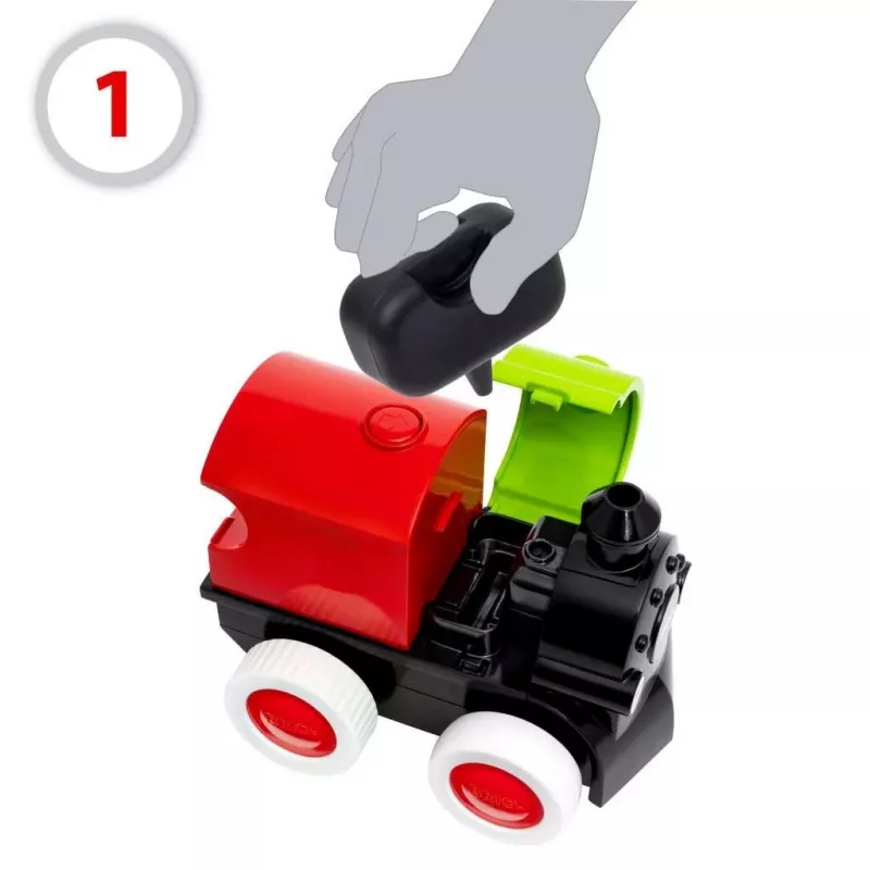 BRIO traukinys Steam & Go