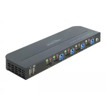 KVM jungiklis DeLOCK 11483 Juodas