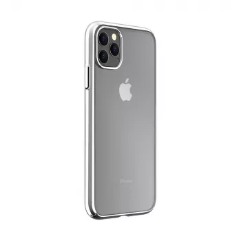 Apsauginis dėklas Devia Glimmer serija iPhone 11 Pro, sidabrinis, polikarbonatas