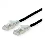 Datwyler Cat.6 H, AMP v2, juodas 3 m Datwyler CU 7702 flex LS0H, AMP v2 (21.05.0535)