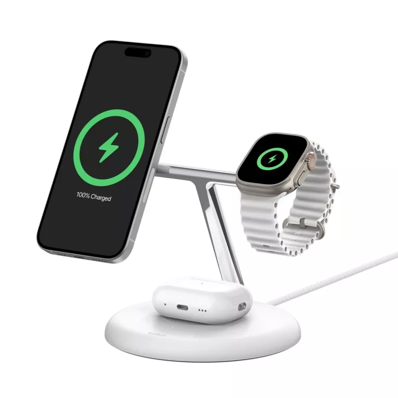 Belkin WIZ023VFBK belaidis įkroviklis mobiliesiems įrenginiams, juodas, USB, skirtas ausinėms, išmaniajam telefonui ir išmaniajam laikrodžiui