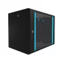 Sieninis tinklo spintos korpusas Extralink 9U 600x450 Juodas