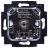 Įmontuojamas sukamasis reguliatorius Busch-Jaeger 2117/11 U, 230 V AC, 50–60 Hz, juodas
