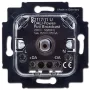 Įmontuojamas sukamasis reguliatorius Busch-Jaeger 2117/11 U, 230 V AC, 50–60 Hz, juodas