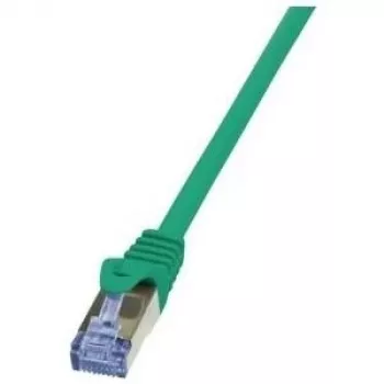 Tinklo kabelis LogiLink 5m Cat.6A RJ-45 S/FTP Baltas