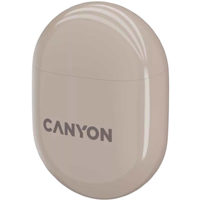 Canyon Bluetooth Ausinės TWS-6 Gaming Mode/BT 5.3 smėlio spalvos mažmeninė (CNS-TWS6BE)