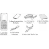 Grandstream DP725 DECT HD ragelis be laido, 1,8 colio TFT spalvotu ekranu, 20 SIP paskyrų ir linijų, push-to-talk, pilkas