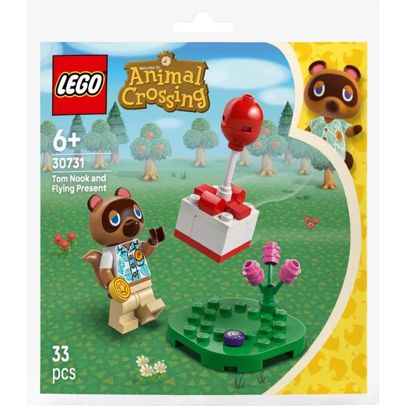 LEGO Animal Crossing 30731 Tom Nook ir balionas su staigmena, konstruktorius Polybag