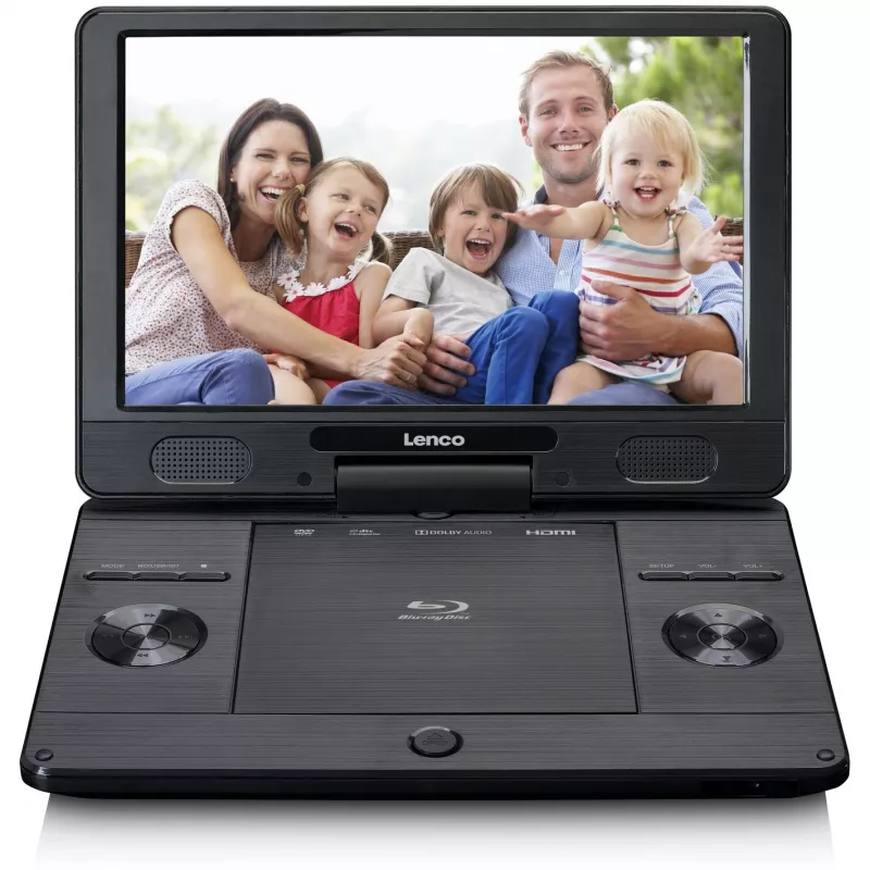 Lenco BRP-1150BK - Nešiojamas Blu-ray grotuvas - 29,5 cm (11,5 inch) ekranas - Juodas