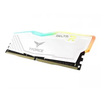Teamgroup T-Force Delta RGB DDR4 16 GB (2x 8 GB) 3600 MHz CL18 atminties rinkinys, balta