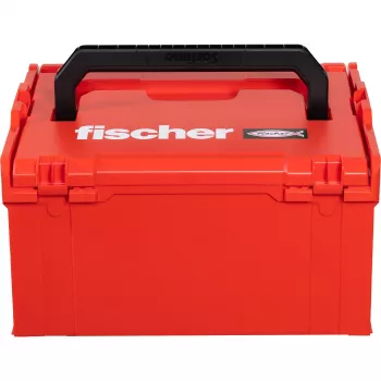 Įrankių dėžė FISCHER L-BOXX FLB 238 tuščia, raudona/juoda, modulinė laikymo sistema