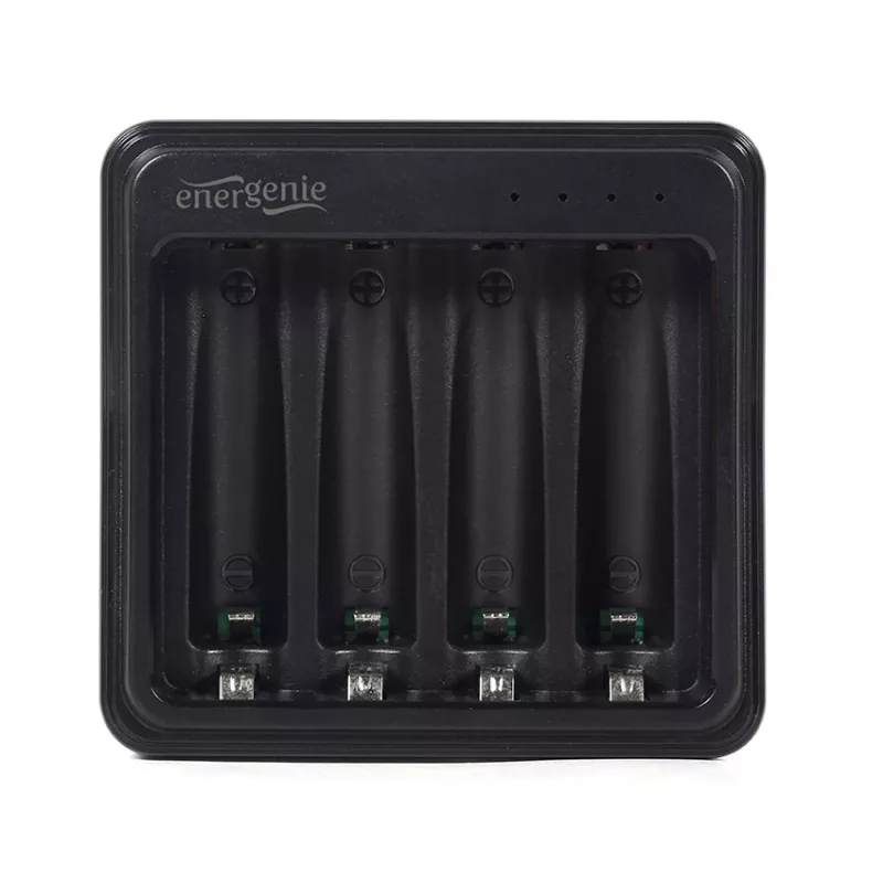 Baterijų įkroviklis Gembird BC-USB-03 USB suderinamas AA AAA Juodas
