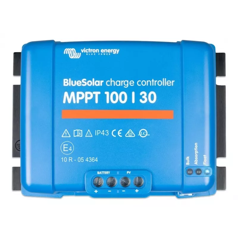 MPPT Saulės įkrovos valdiklis Victron Energy BlueSolar 100/30 — 30A, 100V maks. PV