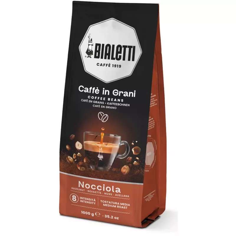 Bialetti Esperto Grani lazdyno riešutų kavos pupelės 1 kg